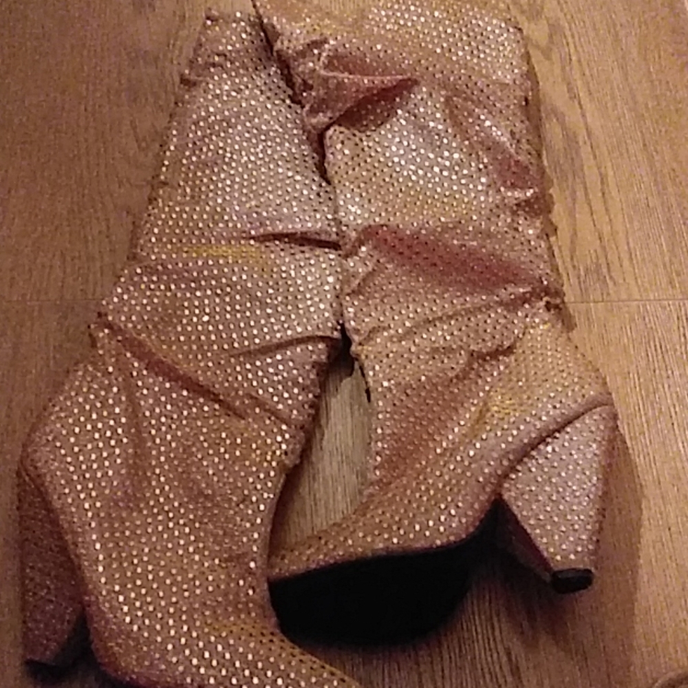 Rose gold Boots